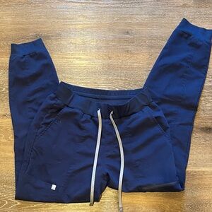 Fabletics Navy Scrub Joggers